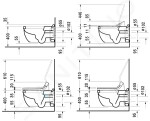 DURAVIT - Starck 3 Závěsné WC pro SensoWash, bílá 2226590000