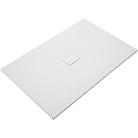 CERANO Sprchová vanička obdélníková FlexiCut - SMC/minerální kompozit - upravitelná - bílá matná - 150x100x3 cm