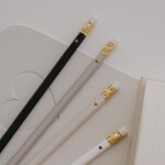 Eulenschnitt Sada tužek Heart Cream – set 4 ks, béžová barva, dřevo