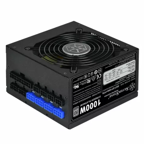 SilverStone ST1000-PTS černá / ATX / 1000W / 80PLUS Platinum / Aktivní PFC / modulární (SST-ST1000-PTS)