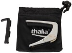 Thalia Taylor White Pearl Black Logo Chrome