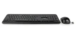 Nedis Bezdrátová sada klávesnice a myši US layout / Sada klávesnice a myši / USB přijímač / 800-1600 DPI (KBMCW100BKUS)