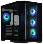 BitFenix T10 černá / Skříň / ATX / 4x 120mm ARGB + controller / USB 3.0 / USB-C / bez zdroje / panoramatická bočnice (BFC-T10-300-KKGSK-4A)