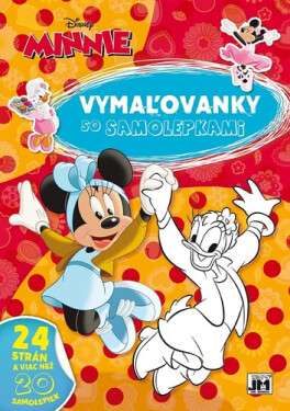 Vymaľovanky so samolepkami Minnie
