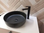 RAV Slezák - COLORADO - Umyvadlová vysoká baterie bez výpusti, Černá - matná, 1/2" CO230.5CMAT