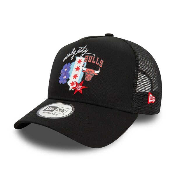 New Era Pánská kšiltovka Chicago Bulls NBA State A-Frame Trucker