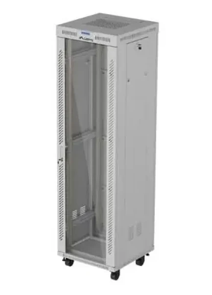 Lanberg FF01-6642-12SL šedá / Stojanový rozvaděč / 19" / 600x600 mm / 42U / nosnost 1200 kg (FF01-6642-12SL)