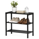 Botník, 1 police, černý matný lak