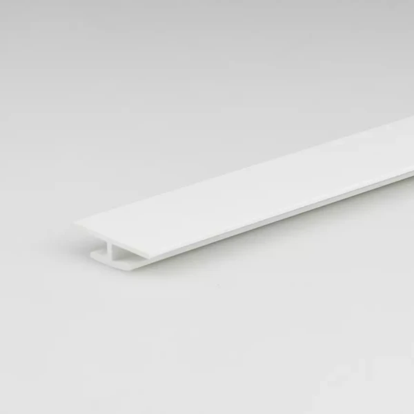 Profil H PVC bily lesk 3.5x11x22x1000