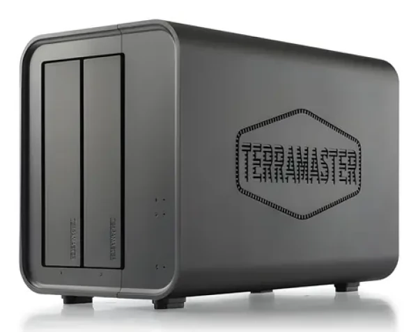 TerraMaster D2-320 / Diskový box / 2x 3,5"/2,5" / USB 3.2 Gen2 10Gbps / RAID 0/1/JBOD / až 44TB / Diskless (D2-320)