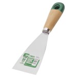Špachtle malířská nerez, dřevěná rukojeť, 120 mm, STALCO