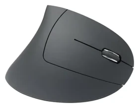 MediaRange Ergonomická myš pro praváky černá / Myš / bezdrátová / optická / 1600 DPI / 6 tlačítek (MROS232)
