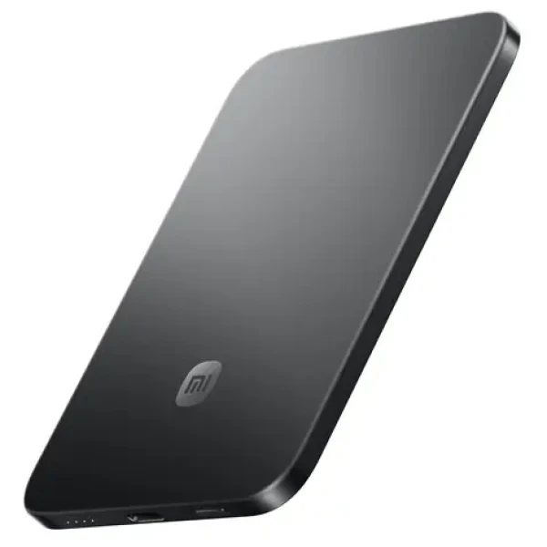 Xiaomi UltraThin Magnetic Power Bank 5000mAh Graphite Black / Powerbanka / 15W bezdrátové / 22,5W USB-C (74839)