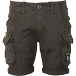 Alpha Industries Kalhoty krátké Crew Short Patch greyblack 32