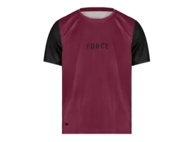 Force MTB Rules pánský dres krátký rukáv bordó vel. XXL