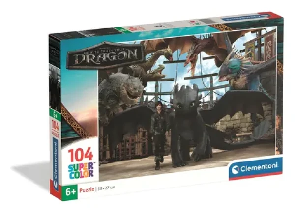 Clementoni PUZZLE Jak vycvičit draka (25079)