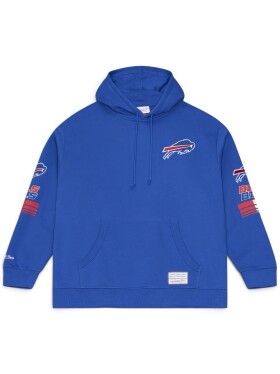 Mitchell & Ness Pánská mikina Buffalo Bills NFL Triple Check Hoodie Velikost: M