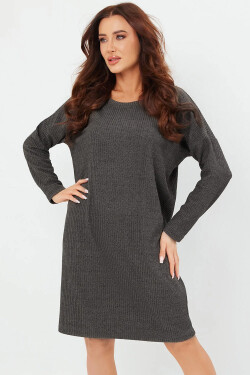 Italská móda Avira tunika dlouhá barva:c.melange 2XL