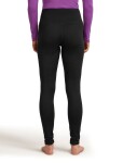 Dámské merino spodky ICEBREAKER Wmns 200 Oasis High Rise Leggings, Black velikost: M