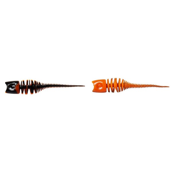 DAM Gumová Nástraha Effzett Garlic Trout 6cm 10ks - UV Orange/Black,DAM Gumová Nástraha Effzett Garlic Trout 6cm 10ks - UV Orange/Black