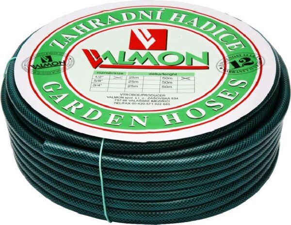 Hadice zahradní, 1/2", 10m, neprůhledná, VALMON 1121