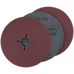 FESTA 22163 Kotouč fibrový, 125mm, P100, sada 3ks