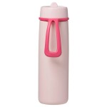 B.box Nerezová termoska na pití s brčkem 690 ml - Pink paradise