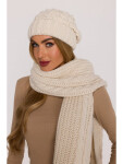 Dámská čepice M897 Ecru - MOE ecri(krémová) one size