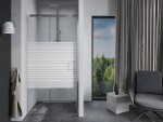 MEXEN - Apia posuvné sprchové dveře 90 cm dekor, chrom 845-090-000-01-20