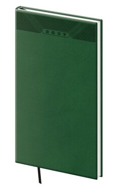 Diář 2027 týdenní kapesní Print Classic - zelená