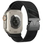Beline Oblique černá / Řemínek pro Apple Watch / 42/44/45/49mm / nylonový