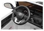 Mamido Dětské elektrické autíčko Toyota Hilux 4x4 bílé