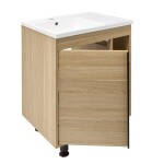 Koupelnová skříňka s umyvadlem Naturel Lucca 59x70x45 cm dub mat LUCCA60D LUCCA60D
