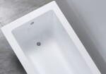 Erga Pureline-S, vana 1800x800x400 mm bez nožiček, bílá lesklá, ERG-V07-PURELINE-S-180x080-WH ERG-V07-PURELINE-S-180X080-WH
