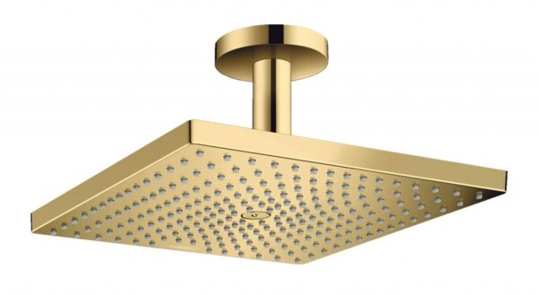 HANSGROHE - Raindance E Hlavová sprcha, 30x30 cm, EcoSmart, leštěný vzhled zlata 26251990