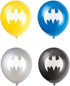 Batman balónky 8 ks 30 cm Unique Batman balónky 8 ks 30 cm Unique