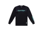 Troy Lee Designs Skyline Ride pánský dres s dlouhým rukávem Signature Black/Real Teal vel. S