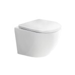 MEREO - WC závěsné kapotované, RIMLESS, 490x370x360, keramické, vč. sedátka CSS115SN VSD82S2