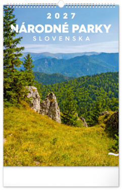 Nástěnný kalendář 2027 Notique Národné parky Slovenska, 33 x 46 cm