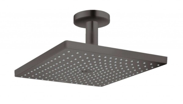 HANSGROHE - Raindance E Hlavová sprcha, 30x30 cm, EcoSmart, kartáčovaný černý chrom 26251340