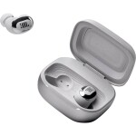 JBL Live Buds 3 Headset do uší (In Ear) Bez kabelu, Bluetooth® stereo stříbrná Potlačení hluku, Redukce šumu mikrofonu Nabíjecí pouzdro, Indikátor nabití,