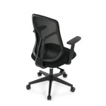 Kancelářská židle, synchronní mechanismus, černá síťovina, KA-S2173 BK