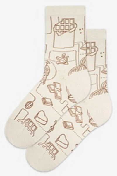 PONOŽKY GATTA & WEDEL BÍLÁ CHOCO 42/44
