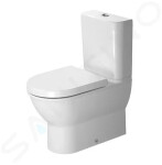 DURAVIT - Darling New WC kombi mísa, Vario odpad, s WonderGliss, alpská bílá 21380900001