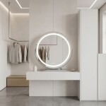 REA - Zrcadlo LED MAKE-UP Chrome 50 cm HOM-10910
