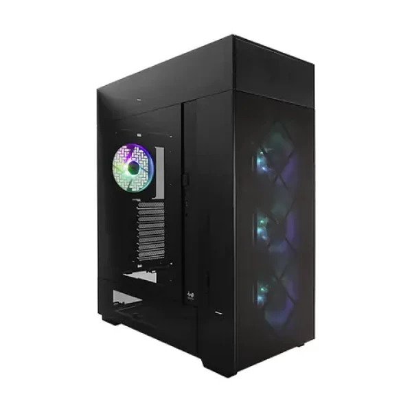 InWin Modfree Deluxe TG černá / E-ATX / 2x USB-A 3.2 / 1x USB-C 3.2 / bez zdroje / průhledná bočnice (IW-CS-MFDELU-BLK)