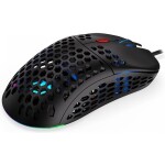 Endorfy LIX Plus černá / optická / drátová / herní / 19000 dpi / PAW3370 / 6 tlačítek / RGB / Kailh GM8.0 / USB / 1.8m (EY6A001)