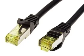 Goobay SFTP Cat7 černá / Patch kabel / S/FTP / 7,5 m / LSZH / 500 MHz (91635)