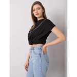 Dámské tričko s náhrdelníkem 4170.84 - RUE PARIS černá L