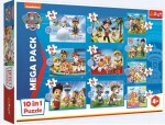 TREFL Puzzle 10v1 Paw patrol - Spolehlivý tým